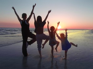 Tree Pose at Sunset © 2014 Ross Fishman